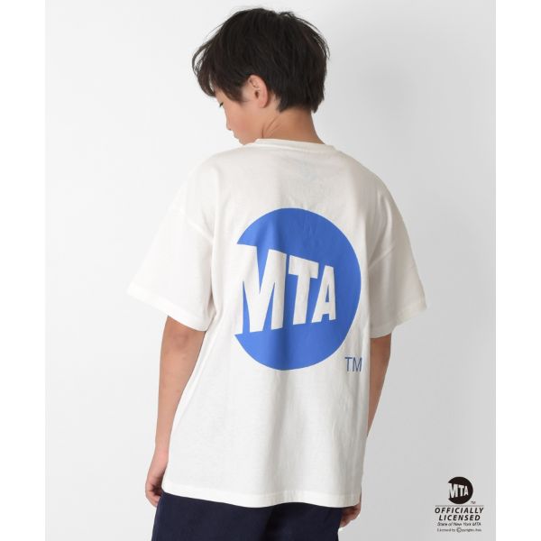 グラソス(GLAZOS)【WEB限定】【MTA(メトロポリタン・トランスポーテーション・オーソリティ)】メインロゴプリント半袖Tシャツ 子供服 男の子 キッズ ジュニア 130cm 140cm 150cm 160cm 170cm 小学生 中学生 グラソス Tシャツ おしゃれ トップス 別注