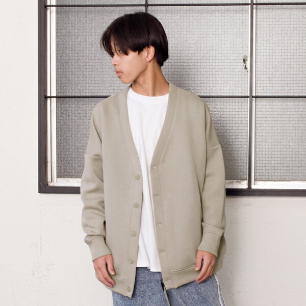 グラソス(GLAZOS)ダンボール・カーディガン 子供服 男の子 キッズ ジュニア 140cm 150cm 160cm 170cm 180cm 小学生 中学生 高校生 グラゾス 長袖 スウェット 上着 羽織 おしゃれ ストリート トップスのサムネイル