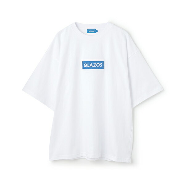 グラソス(GLAZOS)【ヘビーウェイト天竺】BOX刺しゅうロゴTシャツ 子供服 男の子 キッズ ジュニア 140cm 150cm 160cm 170cm 180cm 小学生 中学生 高校生 グラゾス 半袖 Tシャツ おしゃれ ストリート トップスのサムネイル