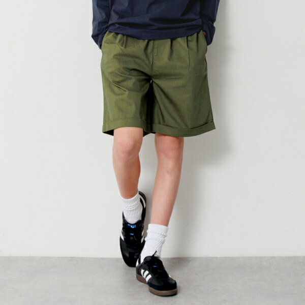 グラソス(GLAZOS)綿ポリストレッチツイル・ショートパンツ 子供服 男の子 キッズ ジュニア 140cm 150cm 160cm 170cm 180cm 小学生 中学生 高校生 グラゾス 半ズボン ハーフパンツ おしゃれ ストリートのサムネイル