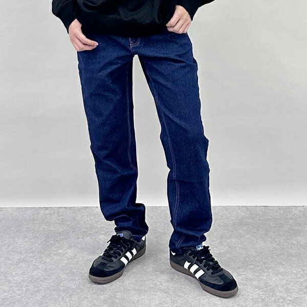 グラソス(GLAZOS)裏起毛ストレッチデニム・スリムパンツ