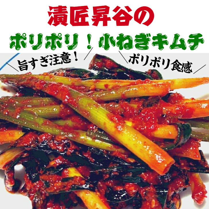 乐天商城 - 【漬匠昇谷のポリポリ小ねぎキムチ】小ネギキムチ 小ねぎキムチ パキムチ サムギョプサル ラーメンに合うキムチ 葱キムチ 辛いキムチ おつまみ 焼肉 韓国袋麺 韓国やきそば 焼きそば 母の日ギフト 父の日ギフト