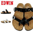 エドウィン EDWIN フットベットサンダル EW9463 コンフォート 定番 人気商品 【レディース】