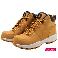 NIKE (P) ナイキ レディース ハイカット スニーカー ブーツ ブラウン 靴 マノアレザー MANOA LEATHER シューズ カジュアル 防水加工 454350 700 【レディース】