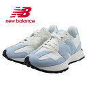 ニューバランス レディース new balance 327 WS327MD ホワイト ブルー スニーカー ワイズB 運動靴 スポーツ ランニング 靴 カジュアル 運動靴 ジョギング ギフト プレゼント【レディース】