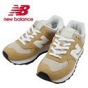 ニューバランス レディース new balance 574 U574PBE ベージュ BEIGE ワイズD スニーカー シューズ 靴 カジュアル 運動靴 ジョギング ランニング スポーツ イエロー ギフト プレゼント 【レディース】