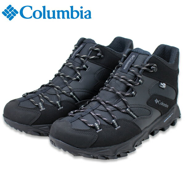コロンビア Columbia 靴 黒 ブラック セイバー シックス ミッド アウトドライ ワイド YI8972 010 ハイキングシューズ 3E 幅広 ワイド SABER VI MID OUTFRY WIDE ミッドカット アウトドライ 軽量 アウトドア 【メンズ】