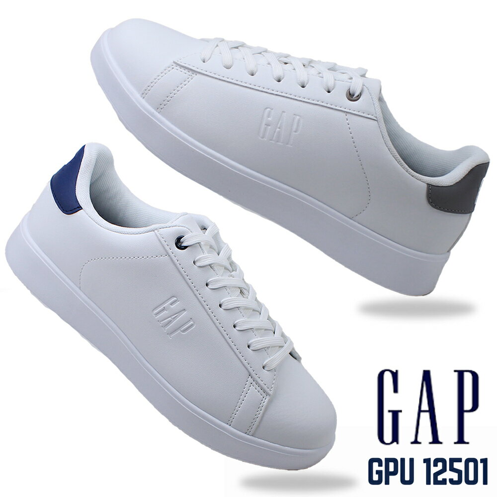 ギャップ スニーカー メンズ ホワイト ネイビー グレー シンプル GPU12501 カジュアル GAP 軽量 靴 シューズ ローカット 【メンズ】