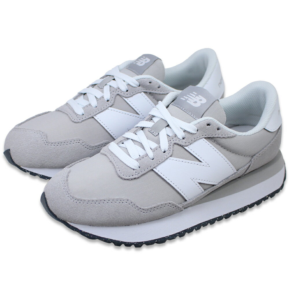 樂天商城 - ニューバランス スニーカー レディース MS237HG グレー new balance 237 厚底 ローカット 靴 ワイズD カジュアル おしゃれ 【メンズ】