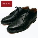 リーガル REGAL ビジネスシューズ 2235 ウィングチップ 牛革 2E ブラック 【メンズ】(4)