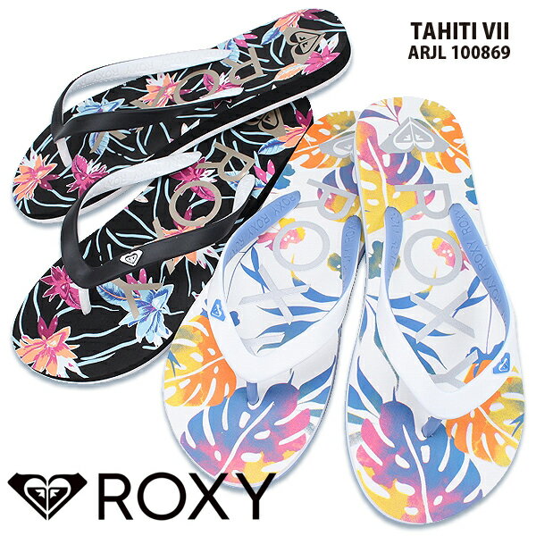 ROXY ロキシー TAHITI VII ビーチサンダル ARJL 100869 WCW/BLK 【レディース】