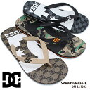 DC SHOES ディーシーシューズ SPRAY GRAFFIK/DCビーサン(ビーチサンダル） DM 221033 BCM/XKSW/XKWC 【メンズ】