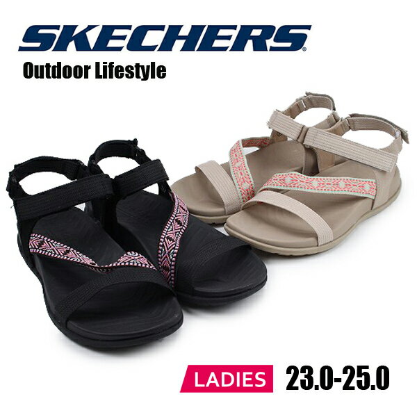 スケッチャーズ サンダル レディース SKECHERS スケッチャーズ サンダル スポーツ ビーチ 163221-TPCL/BKLP ブラック トープ 【レディース】