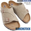 ビルケンシュトック チューリッヒ BS BIRKENSTOCK Zurich BS Suede Leather 1009532 ベロアレザー バックルストラップ サンダル 【メンズ】