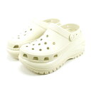 【再値下げ!!】【期間限定!SALE!30%OFF!】crocs クロックス メガ クラッシュ クロッグ 207988 ベージュ 【メンズ】 【レディース】