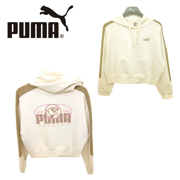PUMA プーマ 683603-01-87 ウィメンズ CORE HERITAGE MX フーディー 【レディース】