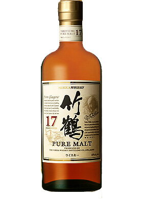 竹鶴　17年　ピュアモルトスリムボトル ニッカ 43度 700ml