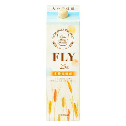 大分麦焼酎FLY 25度 1.8Lパック 八鹿酒造 1800ml むぎ焼酎 本格焼酎 大分麦焼酎FLY 25度 1.8Lパック 八鹿酒造 1800ml むぎ焼酎 本格焼酎