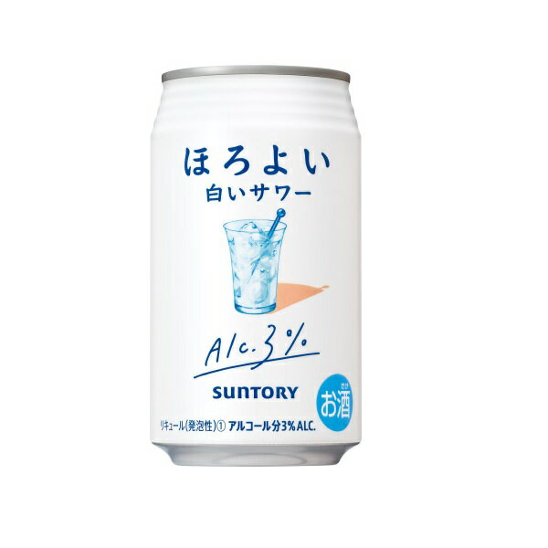 【送料無料】サントリーチューハイ　ほろよい 白いサワー 350ml×24本 1ケースのサムネイル