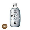 【送料無料】瓶チュー プレーン 300ml×24本 1ケース 合同酒精 強炭酸