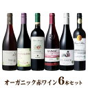 【送料無料】オーガニック 赤ワイン6本セット ワインセット 飲み比べ チリ スペイン イタリア フランス kokubu 父の日ギフト