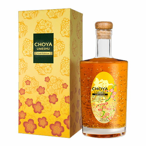 チョーヤ　ゴールドエディション　CHOYA Gold Edition金箔入り梅酒　19度 500ml　化粧箱入り【6本入りケース販売】　ギフト　贈り物　リキュール