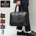 ビジネスバッグ メンズ 送料無料【REGiSTA】シンセティックレザーブリーフケースビジネスバッグ