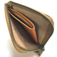 コインケースメンズ【tachiya】日本製栃木レザーLジップミニウォレット