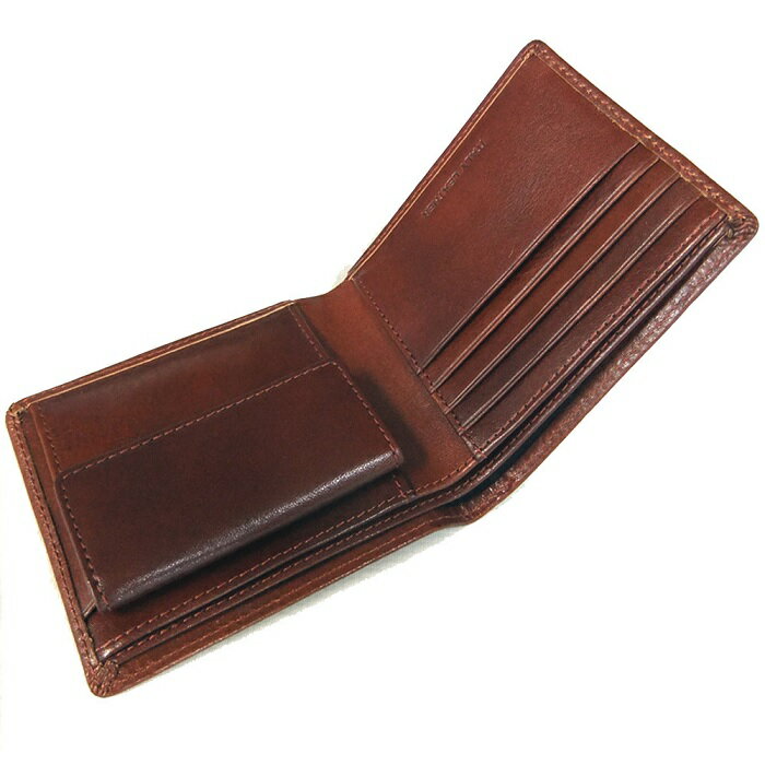 二つ折り財布 メンズ 送料無料【tachiya】イタリーレザー二つ折りウォレット