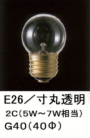 Other - G40／クリヤー／E26