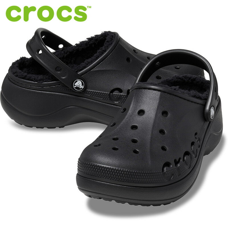 クロックス レディース バヤ プラットフォーム ラインド クロッグ サンダル サボ 靴 シューズ 送料無料 crocs CR208708