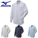 ミズノ メンズ レディース 布帛ワークシャツ アパレル 長袖 制電素材 送料無料 Mizuno F2JC1581