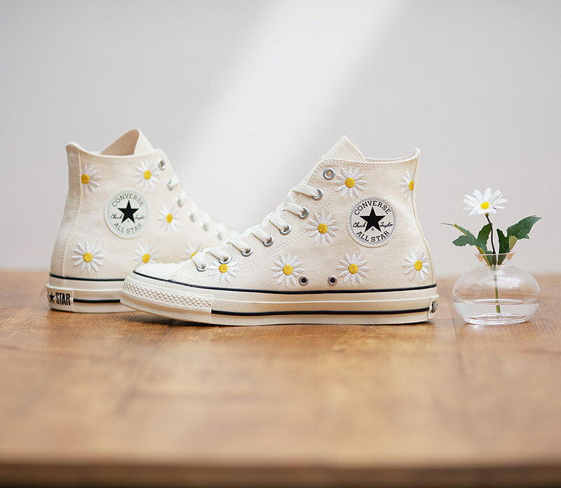 コンバース レディース ALL STAR (R) DAISYFLOWER HI オールスター デイジーフラワー スニーカー 靴 シューズ キャンバス ハイカット ホワイト 白 送料無料 CONVERSE 31312220