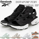 リーボック メンズ レディース INSTAPUMP FURY SANDAL ZIP インスタ ポンプフューリー サンダル 靴 シューズ スポサン スポーツサンダル ホワイト 白 ブラック 黒 ベージュ グリーン 緑 送料無料 Reebok 100202019 100202020