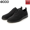 エコー レディース ECCO BELLA 靴 シューズ カジュアル おしゃれ 牛革 ヌバック レースアップ 上品 ブラック 黒 送料無料 ECCO 282313(4)