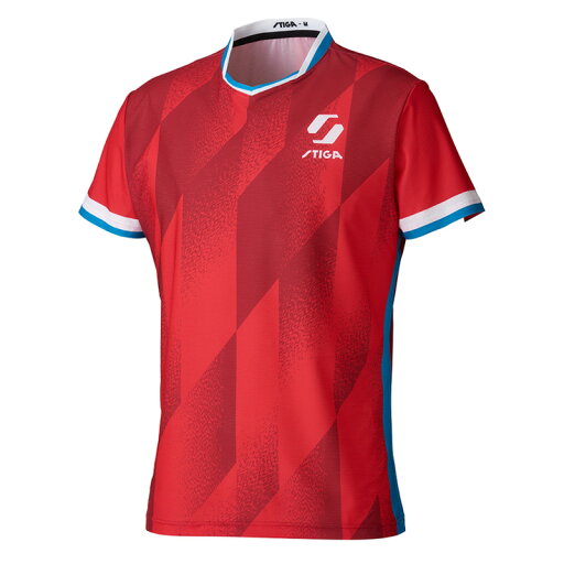 スティガ メンズ レディース SHIRT KR-III シャツ 卓球 ウェア トップス 半袖 練習着 競技 レッド 赤 送料無料 STIGA スティガ メンズ レディース SHIRT KR-III シャツ 卓球 ウェア トップス 半袖 練習着 競技 レッド 赤 送料無料 STIGA