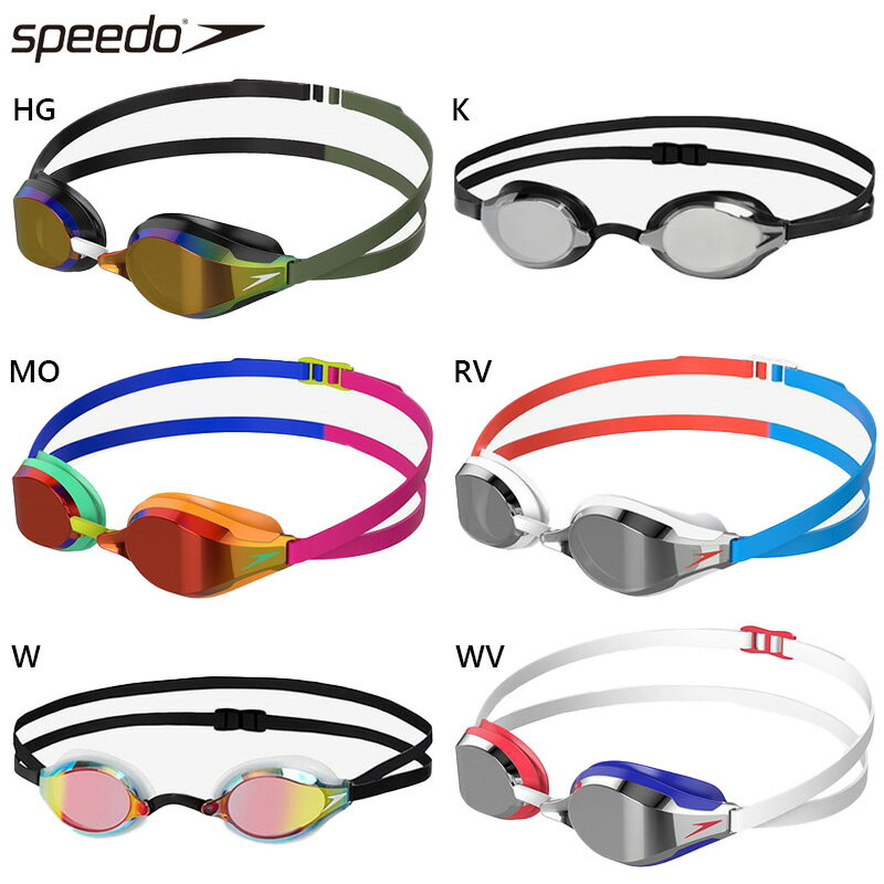 スピード メンズ レディース ファストスキン スピードソケット2ミラー スイミング ゴーグル ミラータイプ 水泳 アクセサリー 競技 プール UVカット ホワイ...