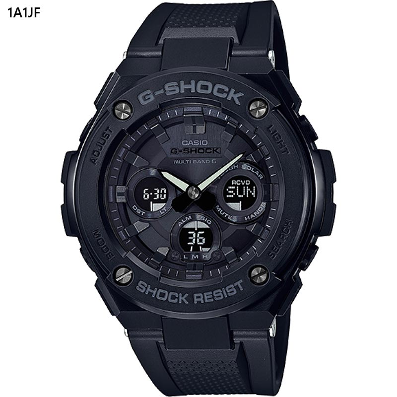 国内正規品 カシオ メンズ G-SHOCK Gショック 時計 ウォッチ 腕時計 衝撃に強い 20気圧防水 ソーラー 電波 暗所で見やすい マットカラー 送料無料 CASIO GST-W300G