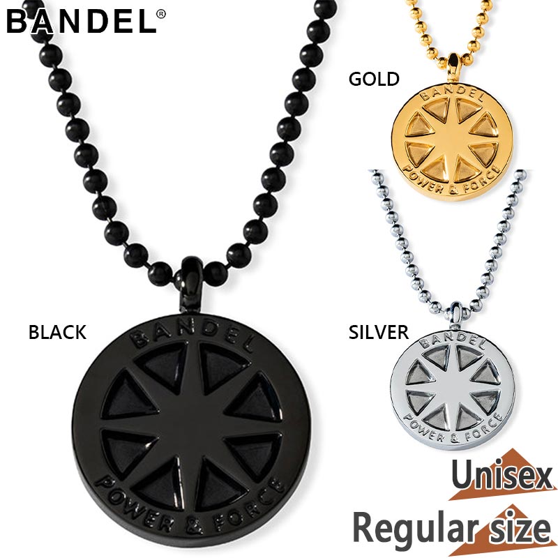 バンデル メンズ レディース TITANIUM チタン Necklace Gold Regular size アクセサリー ネックレス シンプル ブラック 黒 シルバー ゴールド 送料無料 BANDEL 437303 437310 437327