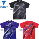 ヴィクタス メンズ レディース V-24レプリカシャツ ベーシック 卓球 ウェア 競技 トップス 半袖 Tシャツ グレー ブルー レッド 青 赤 灰色 送料無料...