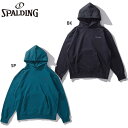 スポルディング スポーツ メンズ レディース コートサイド フーディ ジップ ポケット バスケットボール ウェア 競技 トップス 長袖 パーカー 伸縮 ブラック...