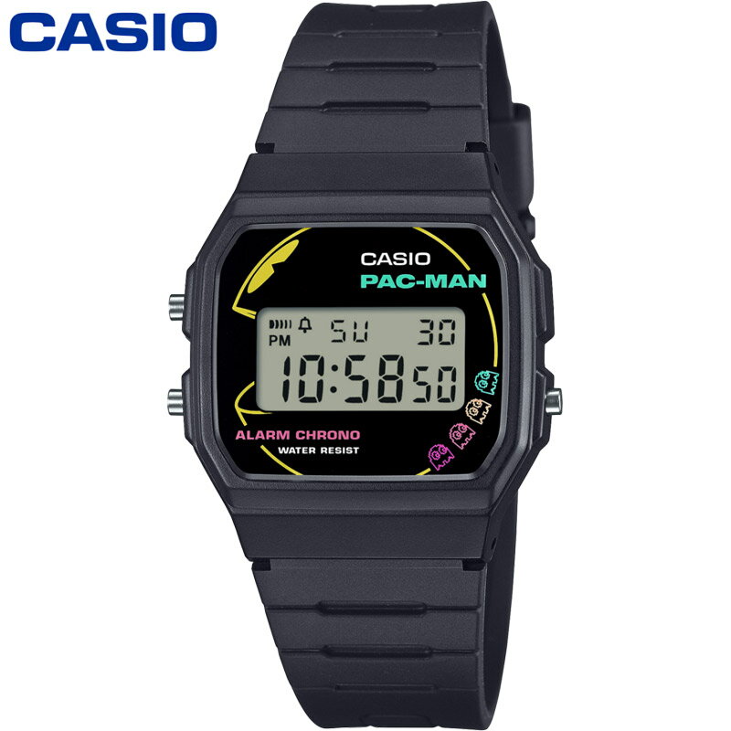 国内正規品 「パックマン」コラボレーションモデル カシオ メンズ CASIO CLASSIC 時計 ウォッチ 腕時計 デジタル 生活防水 軽量 送料無料 CASIO F-91WPC