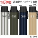 530ml サーモス メンズ レディース 保冷炭酸飲料ボトル アクセサリー 水筒 スポーツ 保冷専用 炭酸飲料 スポーツ飲料 キャリーループ ブルー 青 ベージ...