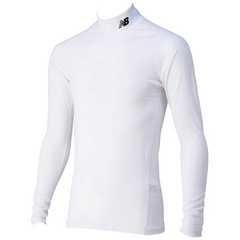 ニューバランス メンズ ストレッチインナーシャツ アパレル トレーニング トップス 長袖 軽量 運動 スポーツ ホワイト 白 送料無料 New Balance JMTF7380