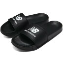 D幅 ニューバランス メンズ レディース 050 Slide サンダル 靴 シューズ スライドサンダル シャワサン シャワーサンダル シャワー ブラック 黒 N...