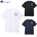 チャンピオン メンズ レディース ショート スリーブ Tシャツ SHORT SLEEVE T-SHIRT バレーボール ウェア 競技 吸汗 速乾 抗菌 防臭 ホ...