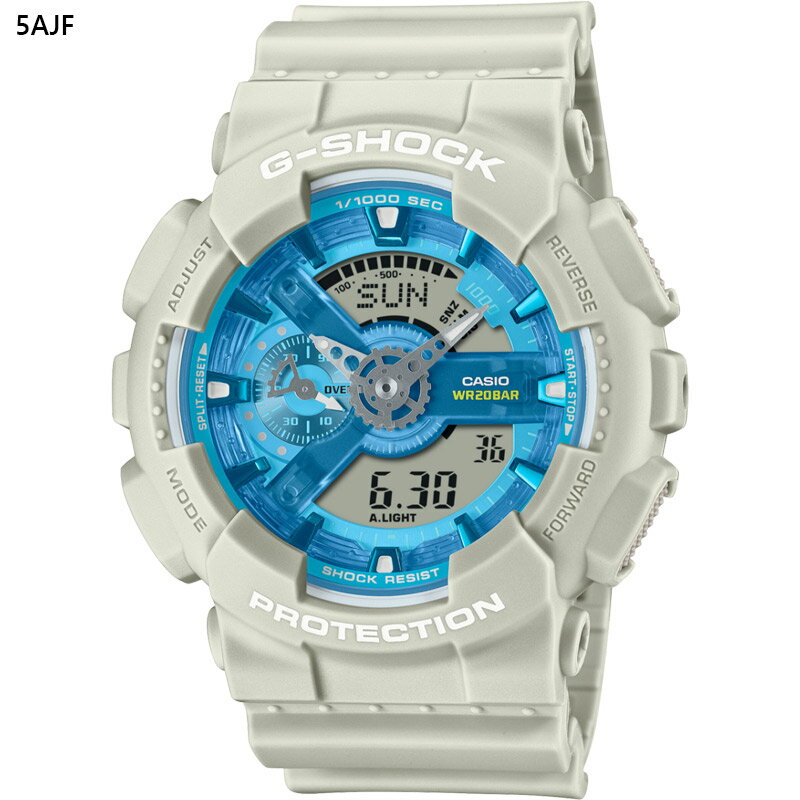 国内正規品 カシオ メンズ G-SHOCK Gショック 時計 ウォッチ 腕時計 20気圧防水 アナデジ OASIS OF DAY AND NIGHT 送料無料 CASIO GA-110AS