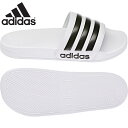 アディダス メンズ レディース ADILETTE SHOWER U サンダル 靴 シューズ シャワサン シャワーサンダル Cloudfoam アディレッタ ホワ...