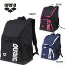 約35L アリーナ メンズ レディース バックパック 水泳 競技 バッグ 鞄 リュック 定番 練習 試合 運動 スポーツ ブラック 黒 ネイビー ピンク 送料無...