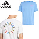アディダス メンズ F50 ヒストリー グラフィック Tシャツ サッカー アパレル 半袖 ショートスリーブ レギュラーフィット クルーネック 綿 コットン ホワ...